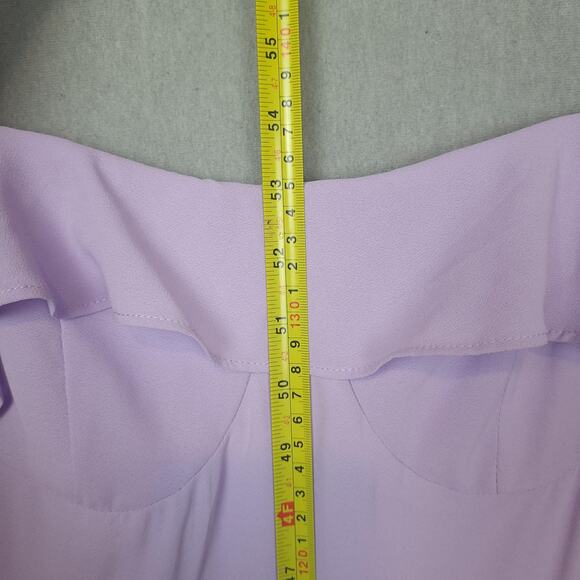 NWT Lulus Lively Evenings Lavender Strappy Tiered Maxi Dress XL Fairy Flowy - Picture 15 of 15